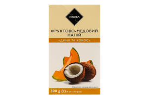 Напій фруктово-медовий Диня та кокос RIOBA к/у 6х50г