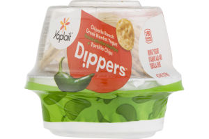 Yoplait Dippers Greek Nonfat Yogurt Chipotle Ranch + Tortilla Chips