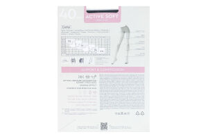 Колготки женские Conte elegant Active soft 40den 2 nero