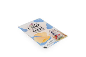 Сир 50% твердий нарізка Гауда Український прованс L'extra лоток 0.15кг