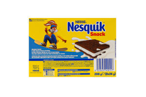 Пирожное бисквитное с какао-молочной начинкой Nesquik к/у 8х26г