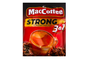 Напій кавовий розчинний 3в1 Міцний MacCoffee м/у 20г