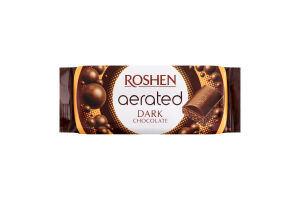 Шоколад екстрачорний пористий Roshen м/у 80г
