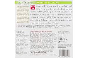 Amy's Light & Lean Spaghetti Italiano