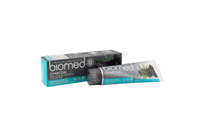 Паста зубная комплексная Charcoal Biomed 100г