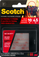 Scotch Fasteners Extremely Strong Clear - 4 CT