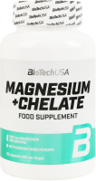 Добавка диетическая капсулы Magnesium + Chelate BioTechUSA 60шт