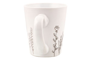 Кухоль Blossom WhGrey 350мл керамка Milika