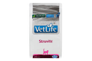 Корм д/котів Vet Life Struvite д/розчинення струвітних уролітів сухий 400г Farmina