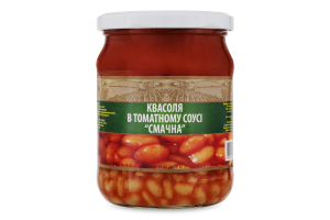 Фасоль в томатном соусе Вкусная Консерваторія с/б 480г