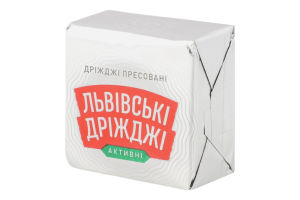 Дріжджі хлібопекарські класичні пресовані Активні Львівські дріжджі м/у 42г