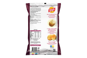 Чипсы картофельные Бекон Lay's м/у 60г