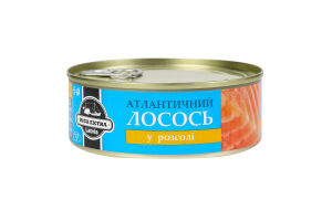 Лосось Banga атлантический в собственном соку ключ