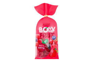 Цукерки желейні неглазуровані Ягідний мікс Bonny fruit Roshen м/у 200г