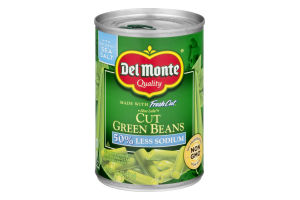 Del Monte Fresh Cut Green Beans 50% Less Sodium