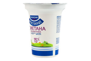 Сметана 15% безлактозна Простонаше ст 300г