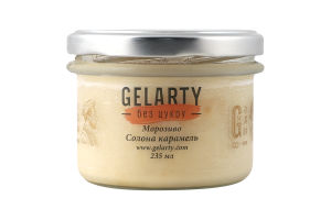 Морозиво 3.3% молочне без цукру Солона карамель Gelarty с/б 140г