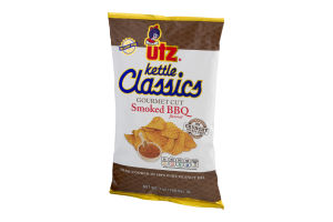 Utz Kettle Classics Gourmet Cut Potato Chips Smoked BBQ