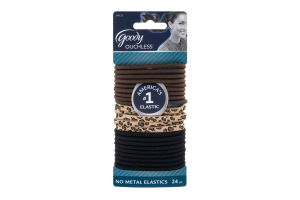 Goody Ouchless No Metal Elastics - 24 CT
