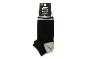 Шкарпетки чоловічі в рубчик занижені р.25-29 559J Premier Socks