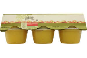 Nature's Promise Organic Applesauce Unsweetened 4 OZ Cups