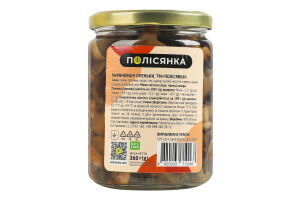 Грибы маринованные Опята Полісянка с/б 360г