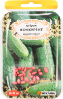 Насіння Огірок Конкурент дражоване 3г Яскрава