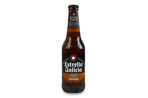 Пиво 0.25л 0% безалкогольное темное Tostada Estrella Galicia бут