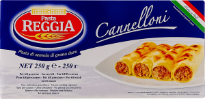 Вироби макаронні з твердих сортів пшениці Cannelloni Pasta Reggia к/у 250г