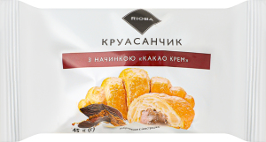 Круасанчик з начинкою Какао крем RIOBA м/у 45г