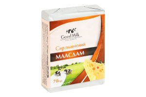 Сир плавлений 35% Маасдам Good Milk м/у 70г