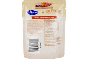Companion Wholesome Formula Cat Food Chicken and Beef in Gravy