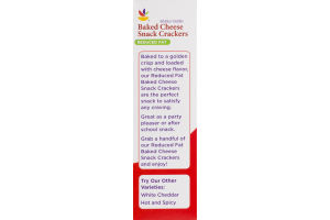 Ahold Baked Cheese Snack Crackers Reduced Fat