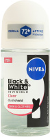 Антиперспірант Прозорий Чорне та біле Невидимий Nivea 50мл