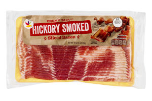 Ahold Premium Cut Sliced Bacon Hickory Smoked