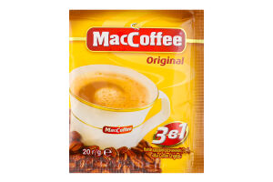 Напиток кофейный растворимый 3в1 Original MacCoffee м/у 20г