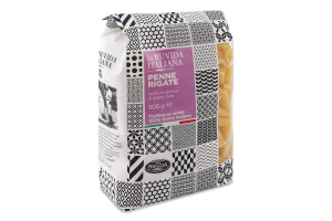 Изделия макаронные трубчастые перья Penne rigate La Ruvida м/у 500г