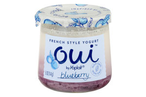 Yoplait Oui French Style Yogurt Blueberry