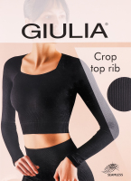 Футболка жіноча Giulia Crop top Rib white