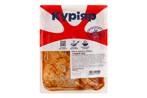 Стегно куряче в спеціях мариноване Східний мед Куріяр охол кг