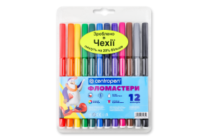 Фломастери Centropen 12шт 7790 12