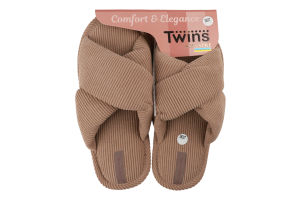 Тапочки открытые домашние женские вельвет Twins Home Style №14308 36-40