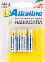 Батарейки Наша сила UAlkaline LR03