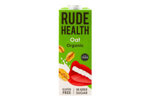 Напиток овсяный ультрапастеризованный органический Rude Health т/п 1л