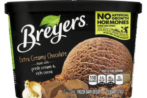 Breyers Frozen Dairy Dessert Extra Creamy Chocolate