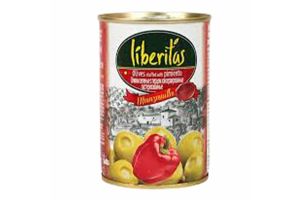 Оливки Manzanilla Liberitas Зелен Перець 280г