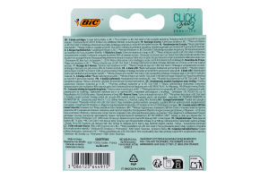 Кассеты 3-лезвийные Click Sensitive Soleil 3 BiC 4шт