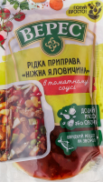 Приправа жидкая нестерилизованная в томатном соусе Нежная говядина Верес д/п 200г