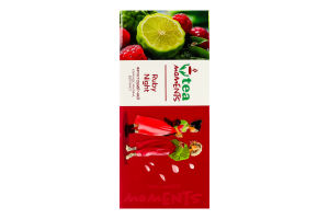 Чай з суданської троянди ароматизований з додаванням рослинної сировини Рубінова ніч Tea Moments к/у 22х1.7г