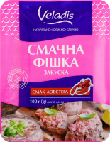 Закуска креветочна зі смаком лобстера Смачна фішка Veladis лоток 100г